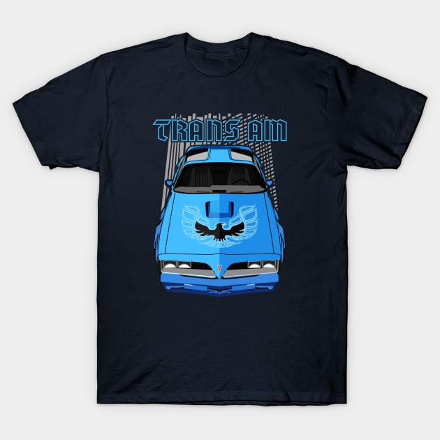 Firebird Trans am 77-78-blue T-Shirt by V8social